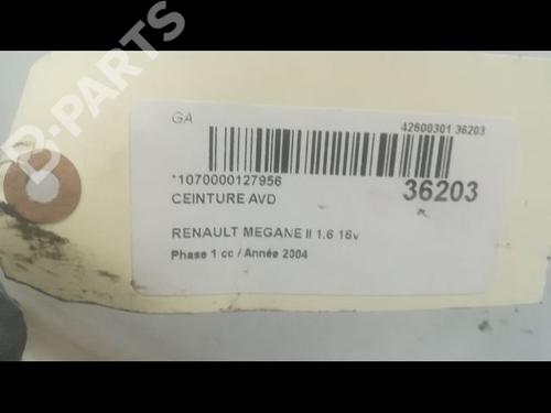 Front right belt tensioner RENAULT MEGANE II (BM0/1_, CM0/1_) 1.6 16V (BM0C, CM0C) | BP9598867C88 