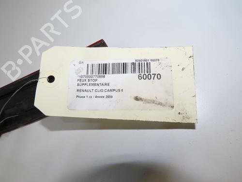 Derde remlicht Derde remlicht RENAULT CLIO II (BB_, CB_) 1.5 dCi (B/CB3M) (64 hp) 36657788 36657788