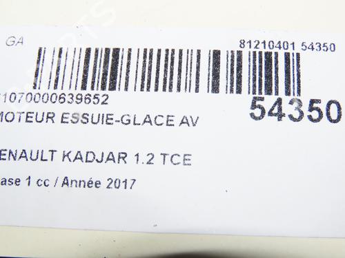 Front wiper motor RENAULT KADJAR (HA_, HL_) 1.2 TCe 130 (HLMR) | BP28969837M29 