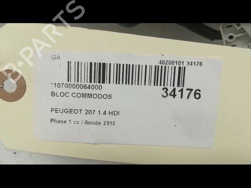 Used Steering column stalk PEUGEOT 207 (WA_, WC_) 1.4 HDi (68 hp) 9595247