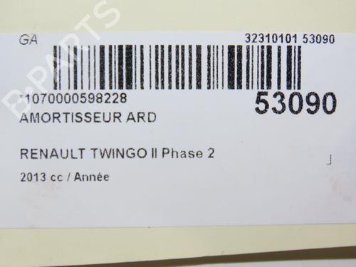 Used Right rear shock absorber RENAULT TWINGO II (CN0_) 1.6 RS (CN0N, CN0R, CN0S) (133 hp) 28829875