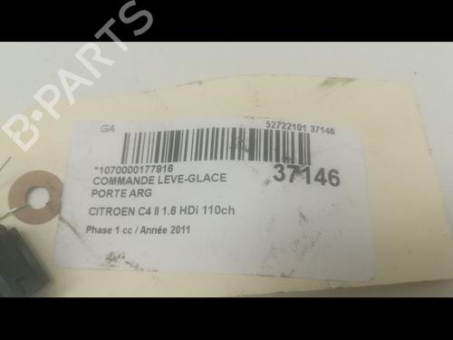 Left rear window switch CITROËN C4 II (NC_) 1.6 HDi 110 | BP9602467I29 - Image 3