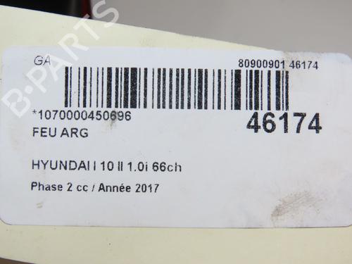 Left taillight HYUNDAI i10 II (BA, IA) 1.0 | BP18913182C34 