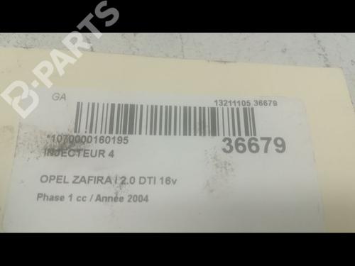 Injector OPEL ZAFIRA A MPV (T98) 2.0 DTI 16V (F75) | BP9601265M100 