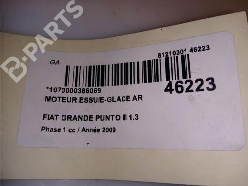 Rear wiper motor FIAT GRANDE PUNTO (199_) 1.3 D Multijet | BP11183588M102 