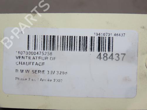 Heater blower motor BMW 3 (E46) 320 d | BP16555650M62 