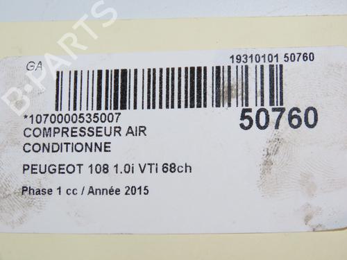 AC compressor PEUGEOT 108 1.0 VTi | BP33059335M34 - Image 6