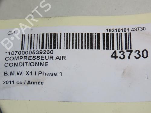 AC compressor BMW X1 (E84) sDrive 18 d | BP18316195M34 