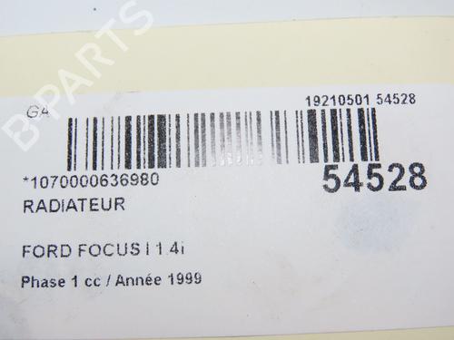 Used Water radiator FORD FOCUS I (DAW, DBW) 1.4 16V (75 hp) 29195958
