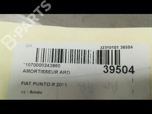 Right rear shock absorber FIAT PUNTO EVO (199_) 1.3 D Multijet (199AXC1A, 199BXC1A, 199AXT1A, 199BXT1A) | BP9609058M19 