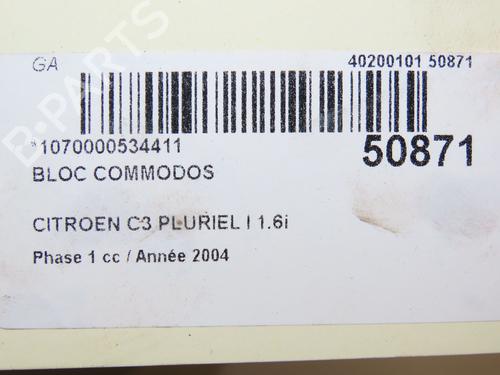 Steering column stalk CITROËN C3 Pluriel (HB_) 1.6 | BP28830245I23 