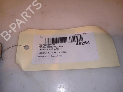 Rear right window mechanism NISSAN X-TRAIL I (T30) 2.2 dCi 4x4 | BP12521707C25 