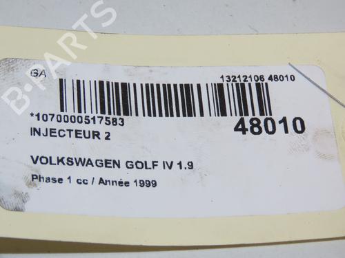 Used Injector VW GOLF IV (1J1) 1.9 TDI (110 hp) 23171708