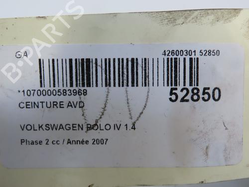 Front right belt tensioner VW POLO IV (9N_, 9A_) 1.4 TDI | BP29379919C88 