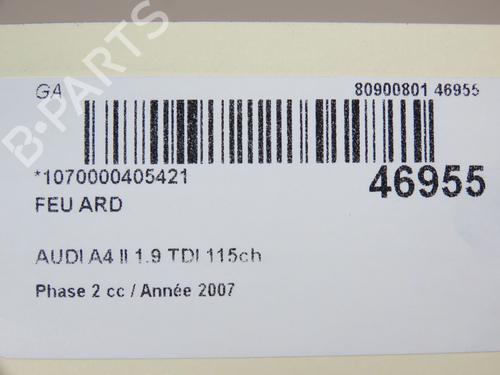 right-taillight-audi-a4-b7-8ec-19-tdi-8e5945096-2004-2005-2006-2007-2008-2009-14952129 main image