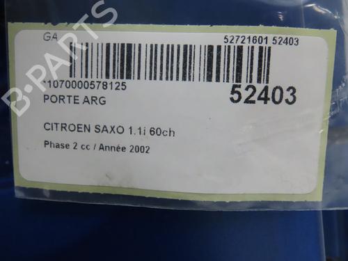 Used Left rear door CITROËN SAXO (S0, S1) 1.1 X, SX (60 hp) 28309601