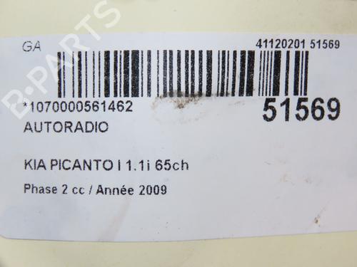Radio KIA PICANTO I (SA) 1.1 | BP23064636E6 