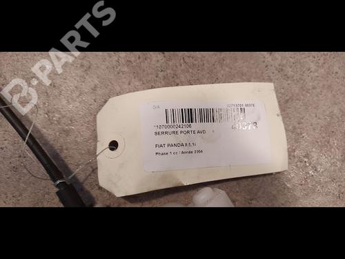 Front right lock FIAT PANDA (169_) 1.1 (169.AXA1A) | BP9608883C97 