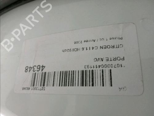 Used Left front door CITROËN C4 Coupe (LA_) 1.6 HDi (90 hp) 15624399