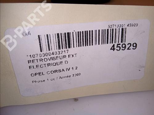 Right mirror OPEL CORSA D (S07) 1.2 (L08, L68) | BP11533197C27 