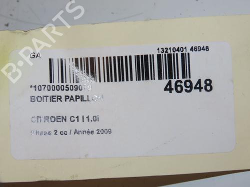 Throttle body CITROËN C1 (PM_, PN_) 1.0 | BP17037301M82 