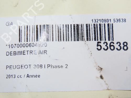 Used Mass air flow sensor PEUGEOT 308 I (4A_, 4C_) 2.0 HDi (150 hp) 28828797