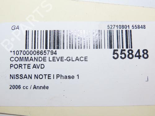 Switch NISSAN NOTE (E11, NE11) 1.6 | BP31120699I30  - Image 5
