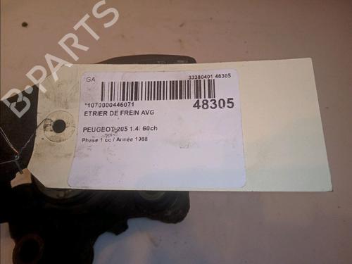 Used Left front brake caliper PEUGEOT 205 II (20A/C) 1.4 (67 hp) 14950894