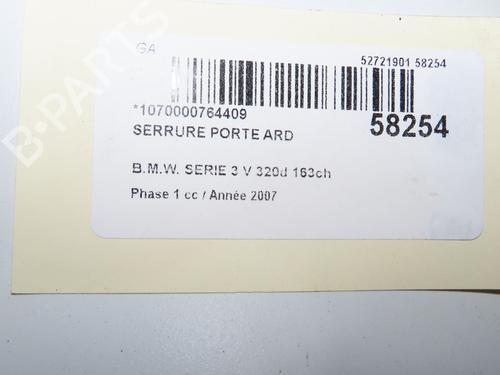 Used Rear right lock Rear right lock BMW 3 (E90) 320 d (177 hp) 39938101 39938101