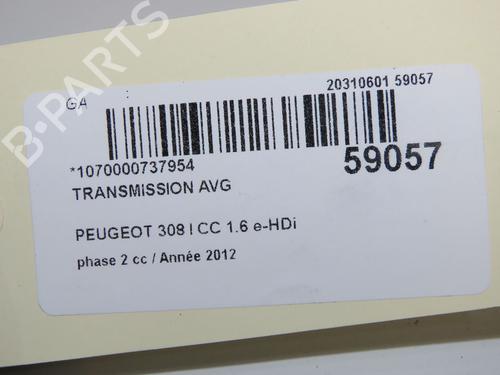Left front driveshaft PEUGEOT 308 CC (4B_) 1.6 HDi | BP36873817M38  - Image 5