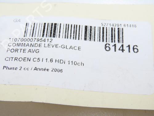 left-front-window-switch-citroen-c5-ii-rc_-2004-2005-2006-2007-2008-40241064 main image