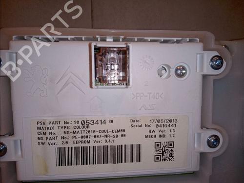 Instrument cluster PEUGEOT 2008 I (CU_) 1.6 HDi | BP14951123C47 