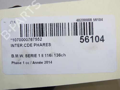 Headlight switch BMW 1 (F21) 116 i | BP36494306I24 - Image 5