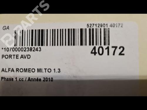 Right front door ALFA ROMEO MITO (955_) 1.3 MultiJet (955AXP1A, 955AYC1A) | BP9608461C3 