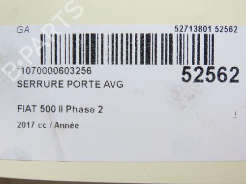Front left lock ABARTH 500 / 595 / 695 1.4 (312.AXZ11) | BP28831659C98 - Image 5