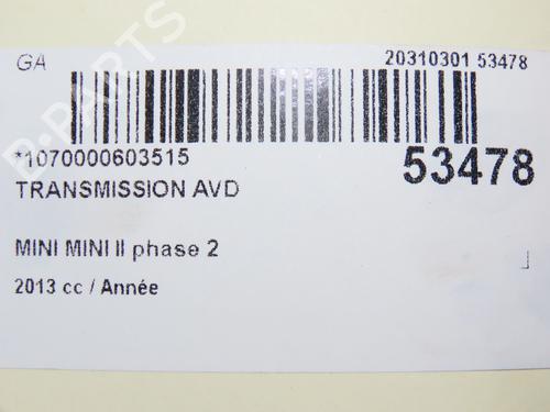 Used Right front driveshaft MINI MINI COUNTRYMAN (R60) Cooper D (112 hp) 28829541