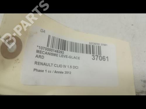Rear right window mechanism RENAULT CLIO IV (BH_) 1.5 dCi 90 | BP9600445C25 