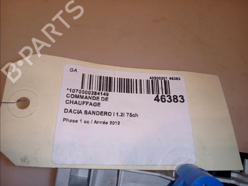 Climate control DACIA SANDERO 1.2 16V LPG | BP13214005I5