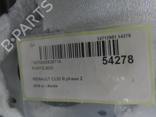 Right front door RENAULT CLIO III Grandtour (KR0/1_) 1.6 16V (KR0B) | BP28801933C3 