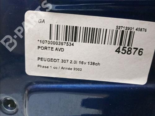 Right front door PEUGEOT 307 (3A/C) 2.0 16V | BP11102484C3 