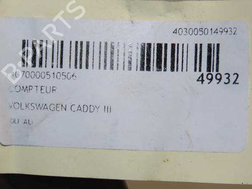 instrument-cluster-vw-caddy-iii-box-bodympv-2ka-2kh-2ca-2ch-19-tdi-4motion-2k0920874z02-2004-2005-2006-2007-2008-2009-2010-2011-2012-2013-2014-2015-2016-18129662 main image