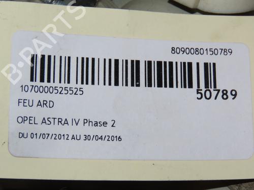 Right taillight OPEL ASTRA J (P10) 1.7 CDTI (68) | BP18088131C35 