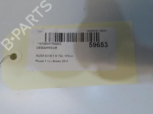 Startmotor Startmotor AUDI A3 Sportback (8VA, 8VF) 1.6 TDI (110 hp) 39893795 39893795