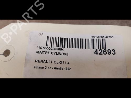 Used Brake master cylinder Brake master cylinder RENAULT CLIO I (B/C57_, 5/357_) 1.4 (80 hp) 23173741 23173741