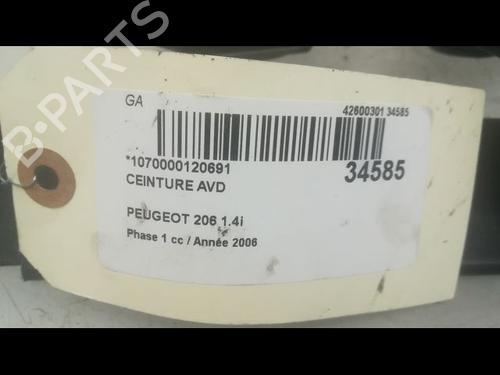 Used Front right belt tensioner PEUGEOT 206 Hatchback (2A/C) 1.4 i (75 hp) 9598280