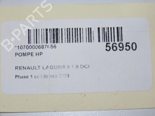 Pompe à injection RENAULT LAGUNA II (BG0/1_) 1.9 dCi (BG08, BG0G) (120 hp) 33008018