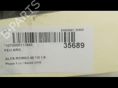 Used Left taillight ALFA ROMEO MITO (955_) 1.6 JTDM (955AXC1B) (120 hp) 9597949