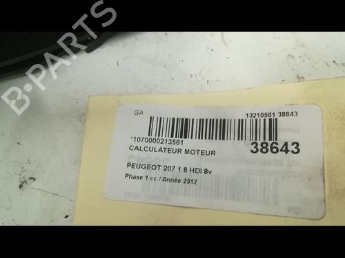 Used Engine control unit (ECU) PEUGEOT 207 (WA_, WC_) 1.6 HDi (92 hp) 9605369