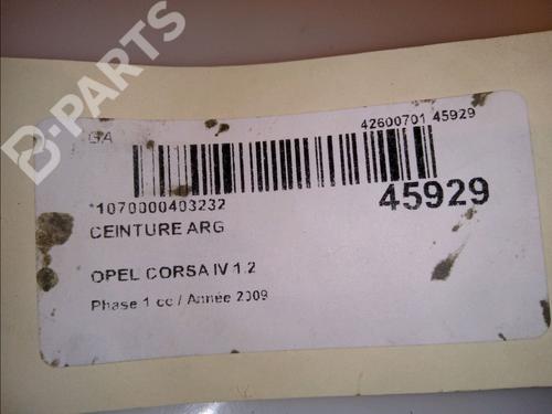 Rear left belt tensioner OPEL CORSA D (S07) 1.2 (L08, L68) | BP11533189C89 