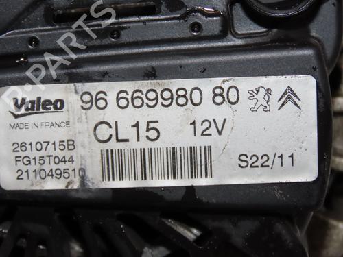 Alternator CITROËN C4 II (NC_) 1.4 VTi 95 (NC8FP0) | BP37499432M7 - Image 3